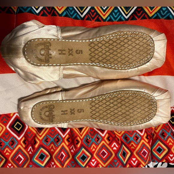 Grishko Pointe Shoes size: 5 XX H basically new - Picture 4 of 7
